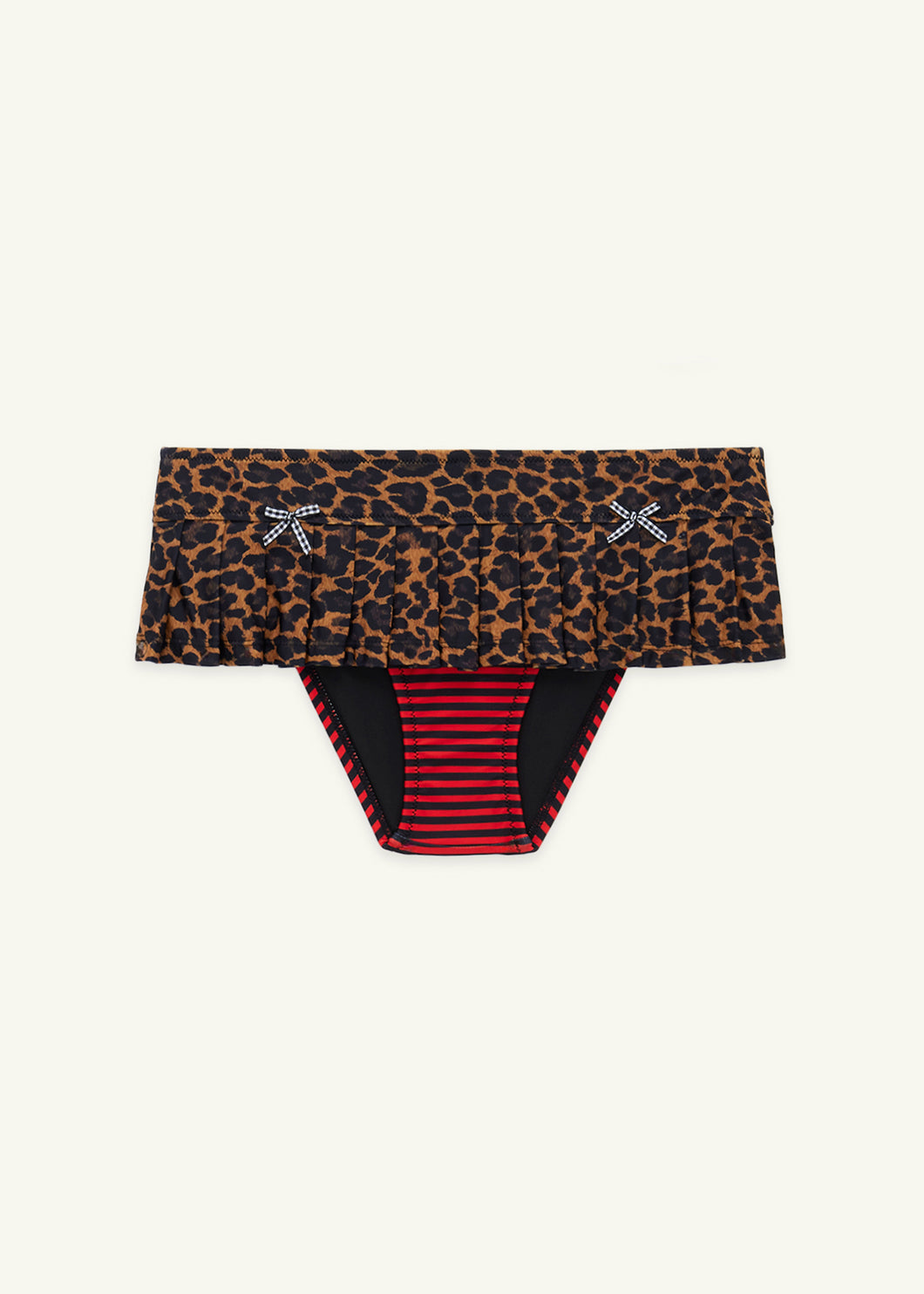Yumi Leopard Skirt Bikini Bottom